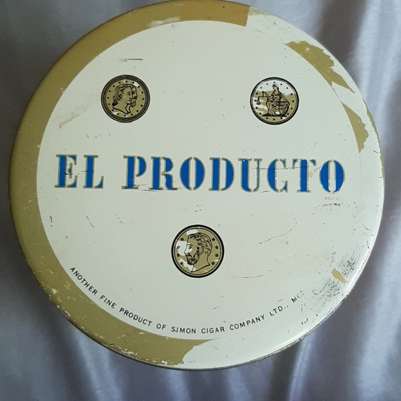 EL PRODUCTO Club House Antique Cigar Tin - Picture 7 of 7